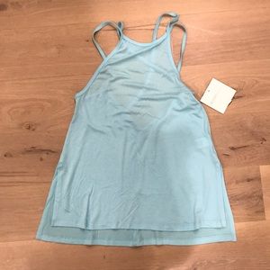 Turquoise Beyond Yoga super soft strappy tank